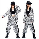 子供服 キッズ ダンス衣装 ガールズ ヒップホップ セットアップ ダンス 衣装 ジャケット パンツ 子供服 HIPHOP キッズダンス衣装 女の子 スーツ 上下セット 韓国風 おしゃれ 原宿 ダンスウエア 演出服 練習着