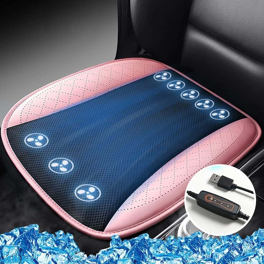 車クールシート カーシート 8個強力ファン 3段階風量調節 メッシュ仕様 usb給電 快適シート シートクーラー クールクッション カバー oneボタン操作 通気性 熱中症対策 車用 オフィス 椅子 自宅用 父の日