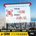 1日間 2GB/日 アラブ首長国連邦 UAE ア? アレン United Arab Emirates eSIM 使い放題 超高速 メール納品 esimカード 留...