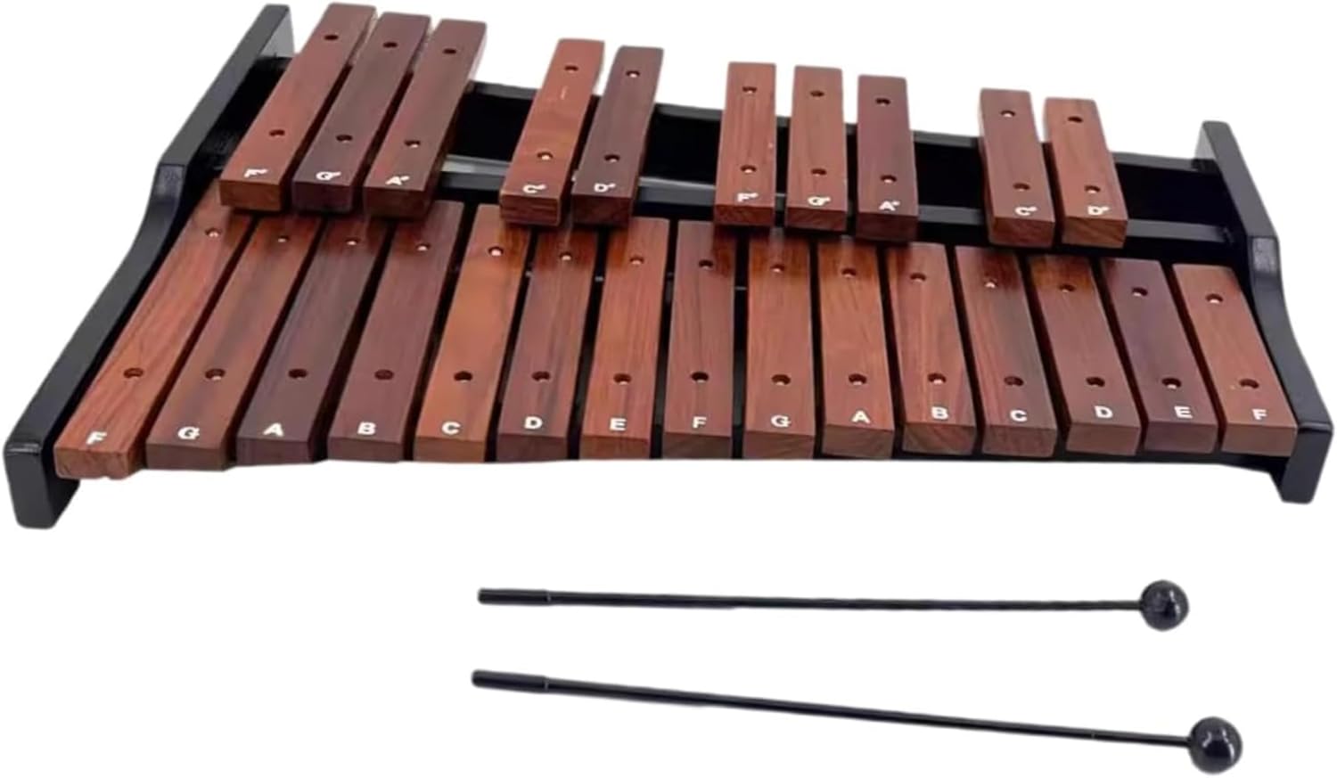 卓上木琴 25音 コンパクト木琴 グロッケンシュピール パーカッション 音楽教育玩具 細かい運動能力 ...