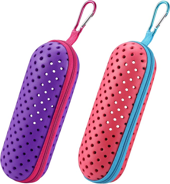 水泳ゴーグルケース 水泳ゴーグル用 シリコン保護ケース 通気性に優れたEVA素材の男女兼用水泳用具