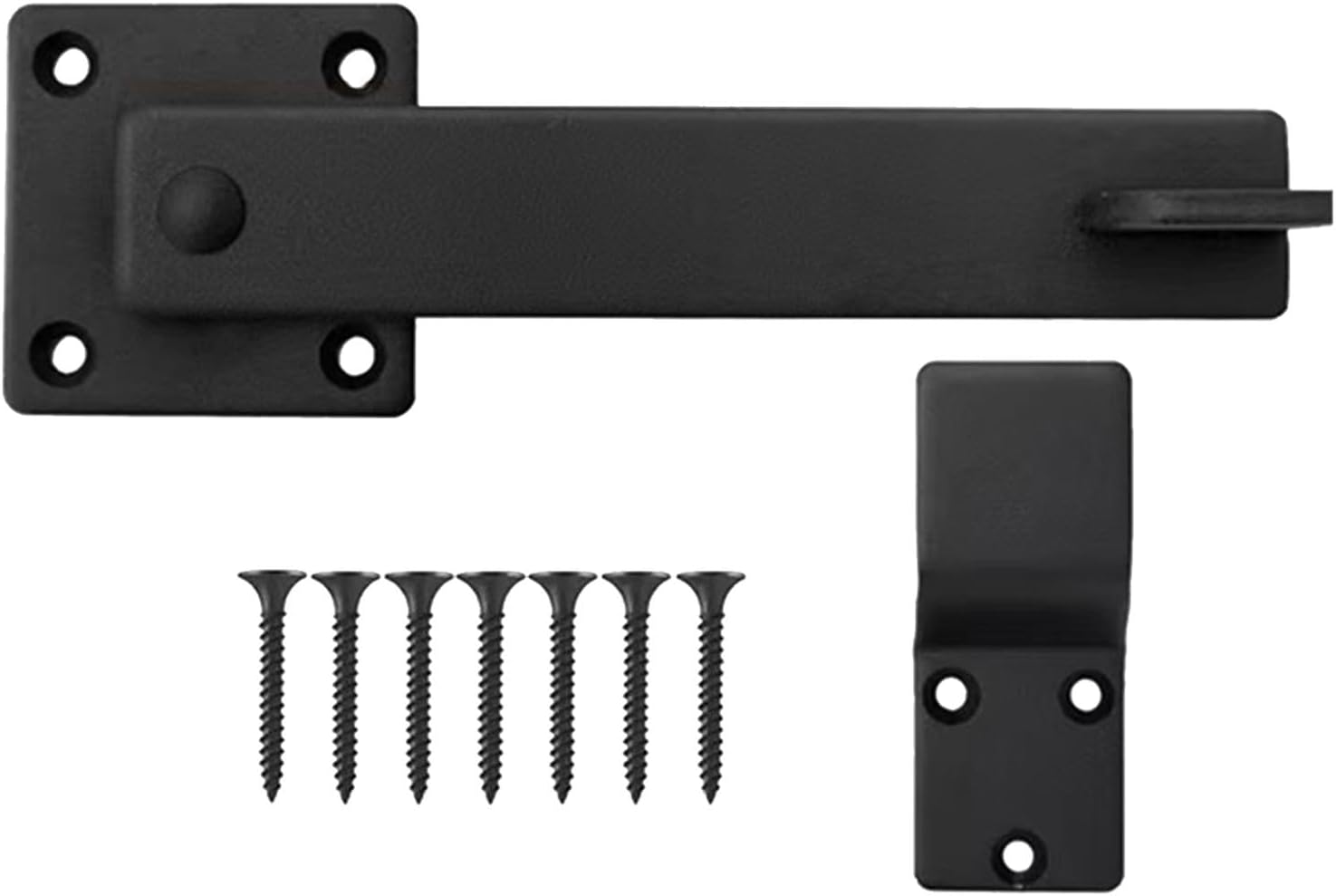 2個入り 引き戸用ドアラッチ、鶏小屋ドアラッチ | 鶏小屋ドアラッチ炭素鋼ファームドアロック ユーザーフレンドリーなゲートロックハードウェア 引き戸 シャッター...