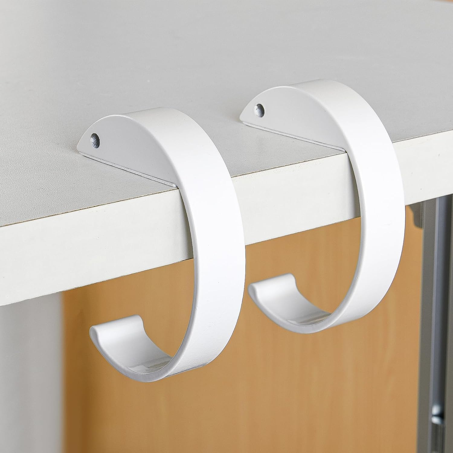 テーブルフック バッグハンガー 机 机に掛けるフック カバン掛け アルミ合金 耐荷重20KG 持ち運び便利 ..