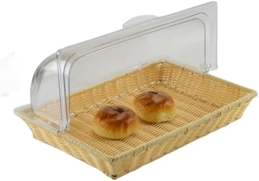 ブレッドバスケット パンかご フードカバー ブレッドケース 透明 お菓子/果物/デザート/チーズ/ケーキ/..