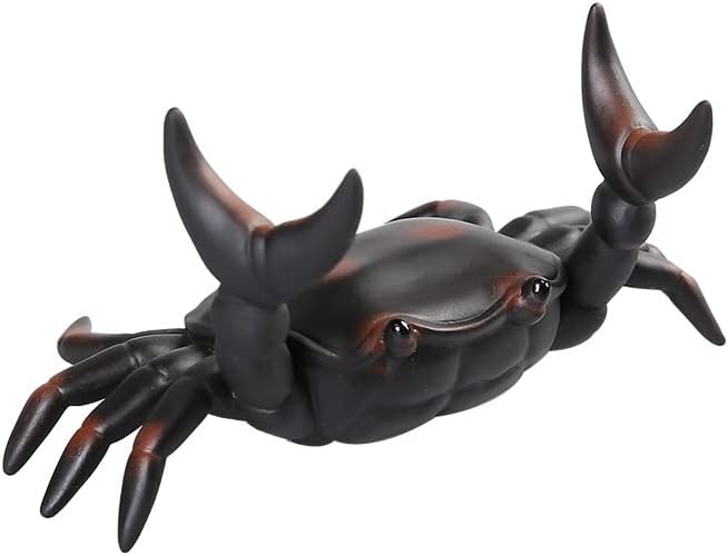 茶道具 茶道置物デスク装飾装飾品 茶玩 縁起物 禅意 茶寵 紫砂製作 カニ