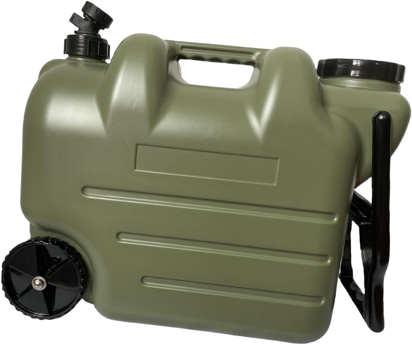 【大容量28L ホイール付】ウォータータンク 水タンク ウォータージャグ 貯水タンク ウォーターコンテナ 大容量水容器 蛇口付き 広口 アウトドア用品 防災グッズ 災害 非常用 地震 台風 停電 断水 給水タンク 緊急用 バーベキュー キャンプ用