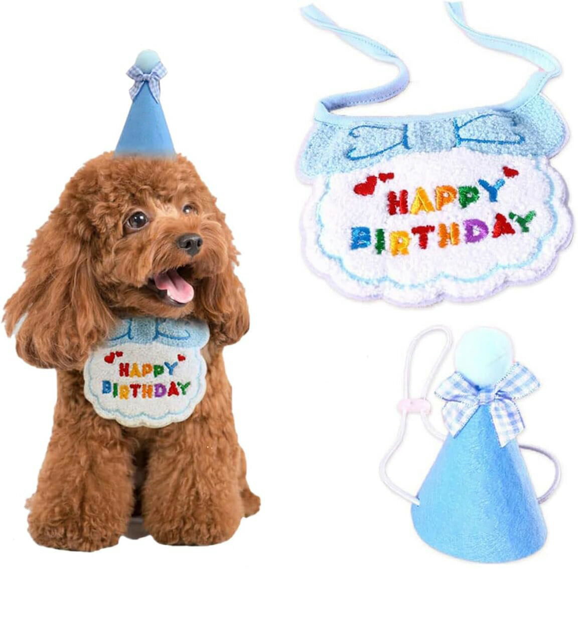 犬 誕生日グッズ スタイ 犬 バースデー 犬 誕生日帽子 猫 誕生日 犬 誕生日プレゼント 誕生日帽子犬 誕生日 よだれかけ プレゼント ペット HAPPY BIRTHDAY クリスマス ペット服 飾り バースデー 誕生日グッズ タオル 犬 帽子スタイ 猫 タオル かわいい唾液タオル