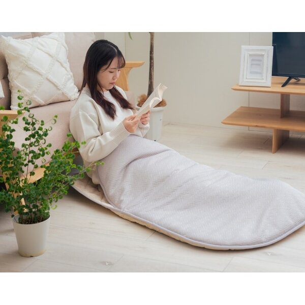 ポケットこたつ『メイク』グレー 約80×120cm (メーカー名:福岡県 イケヒコ）