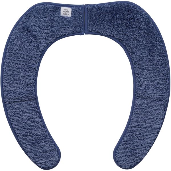 【2個セット】 レック ぴたQ 吸着べんざシート もこふわ タフトスリム ネイビー 【 セット販売 まとめ買い 割引 】