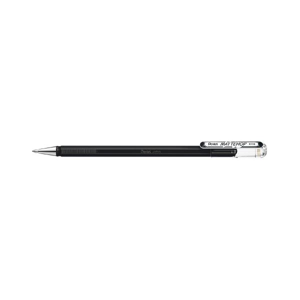  ぺんてる マットホップ ブラック （1.0mm）  文具 オフィス用品 ペン 万年筆
