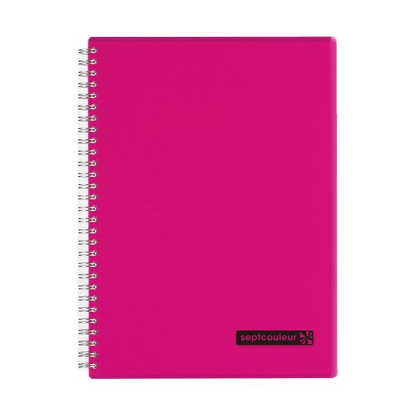 マルマンリングノート セプトクルール B5 7mm罫 80枚 ピンク N571B-08 1セット（5冊） 文具 オフィス用品 業務用 文具 オフィス 事務用品 事務 ノート 紙製品 レポート紙