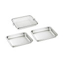 よこやま 燕熟の技 バット2枚&角ザル EJBZ-600 キッチン用品・食器・調理器具 日用雑貨・キッチン用品 キッチン 台所用品(3)