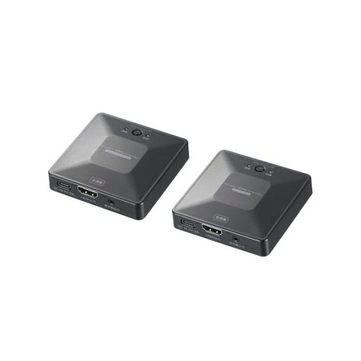 サンワサプライ ワイヤレスHDMIエクステンダー 最大60m延長 セットモデル ブラック VGA-EXWHD13 サンワサプライ ワイヤレスHDMIエクステンダー 最大60m延長 セットモデル ブラック VGA-EXWHD13