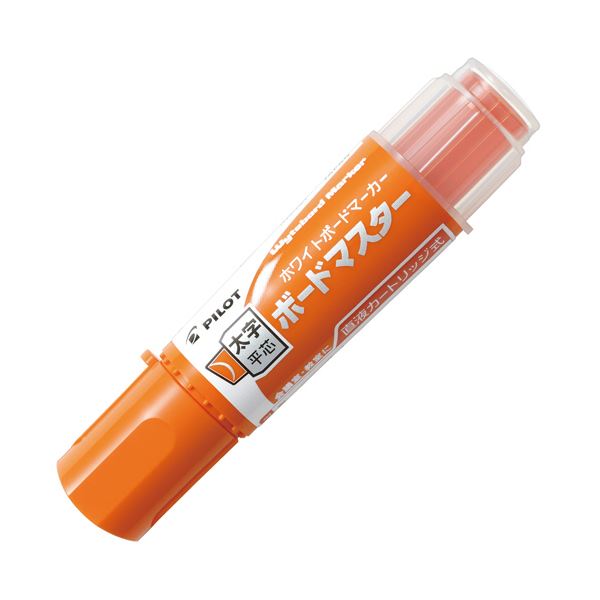 パイロット ボードマーカーボードマスター 太字平芯 オレンジ WMBM-18BMC-O 1セット （10本） 【×3セッ..