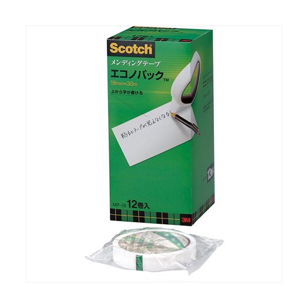 3M Scotch スコッチ メンディングテープエコノパック 18mm 3M-MP-18 日用品雑貨・文房具・手芸 文房具・事務用品 文具 オフィス用品 文房具 事務用品 テープ・接着用具のサムネイル