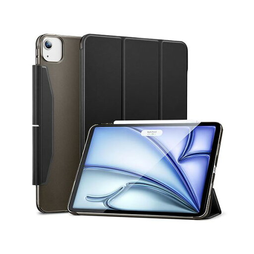 ESR ASCEND ウルトラスリムケース for 13インチiPad Air(M2) ブラック ES26779 ESR ASCEND ウルトラスリムケース for 13インチiPad Air(M2) ブラック ES26779