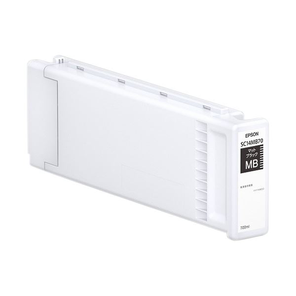【EPSON メーカー純正品 EPSON 】 エプソン インクカートリッジ マットブラック 700mL SC14MB70 1個 【インク インクカートリッジ トナー カートリッジ 印刷 業務用 コピー プリンター】 プリンタ PCサプライ・消耗品 インク・カートリッジ