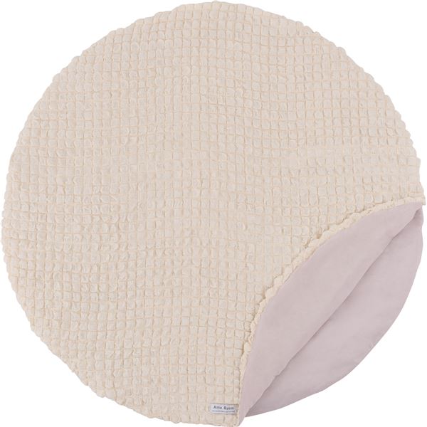 冷感ラウンドサンドクッション アイボリー 約W100×D100cm インテリア・収納 家具 インテリア・家具 ク..