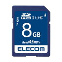 ELECOM エレコム データ復旧SDHCカード (UHS-I U1) 8GB MF-FS008GU11R 1枚 【×10セット】 【お徳用 まとめ買い お買い得 業務用 割引 セット販売】