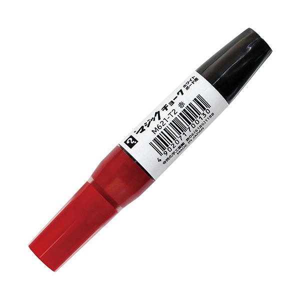 寺西化学 ホワイトボード用マーカーマジックチョークNo.621 赤 M621-T2 1本 【×10セット】 【お徳用 ま..