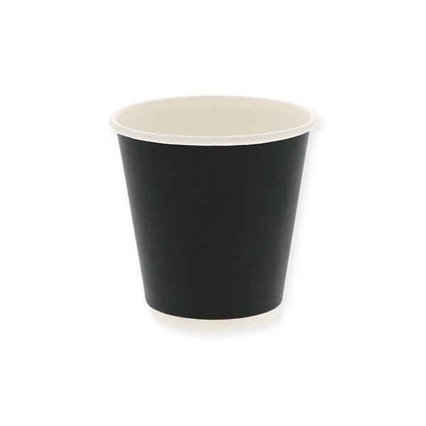 紙コップ 二重断熱カップ10オンス （300ml） 黒無地 1セット （1000個:25個×40パック） キッチン用品・食器・調理器具 日用雑貨・キッチン用品 お弁当 キッチン 弁当箱・水筒 お弁当グッズ 水筒 ボトル