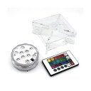 日本トラストテクノロジー JTT フィギュアステージ ライトアップベース GSSQタイプ LEDライト台座セット LBRGB-GSSQ-SET(3)