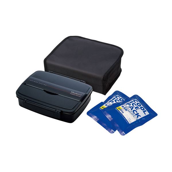 スケーター モダンプラス 保冷バック付タイトランチボックス ブラック KCPO5T キッチン用品・食器・調理器具 日用雑貨・キッチン用品 お弁当 キッチン 弁当箱・水筒 お弁当グッズ 水筒 ボトル