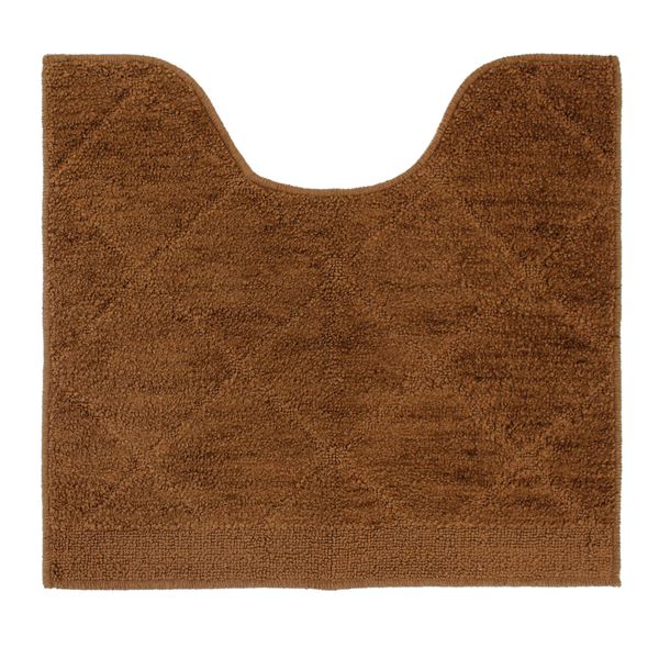 【2個セット】 ルックス トイレマット 55×60cm ロンブス（ブラウン） 【 セット販売 まとめ買い 割引 】