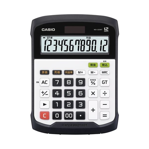 カシオ計算機 防水防塵電卓 WD-320MT-N 日用品雑貨・文房具・手芸 文房具・事務用品 文具 オフィス用品 文房具 事務用品 電卓