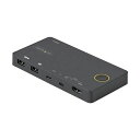 StarTech.com 2ポートKVMスイッチ ブラック SV221HUC4K 1個 AV デジタル デジタル家電 PC PC周辺機器 PCアクセサリー PCサプライ・消耗品 家電 パソコン・周辺機器