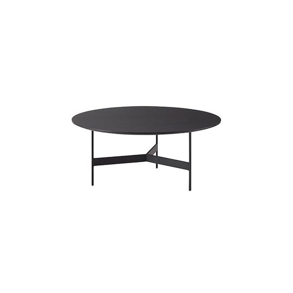 ラウンドテーブル ブラック 約幅78cm 完成品 インテリア 家具 テーブル センターテーブル 木製 天然木