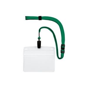 オープン工業 吊下げ名札クリップ ソフト横特大 NL-21-GN 【×2セット】 【お徳用 まとめ買い お買い得 ..