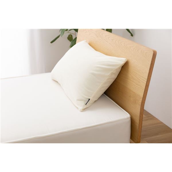 【 枕カバー 単品】 枕カバー 寝具 約43×90cm アイボリー 綿100％ さらっと快適 天然素材 タオルの枕カバー 吸水性 吸湿性 ベッドルーム 寝室