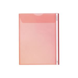 【キングジム 事務用品 KING JIM 文具 オフィス用品 文具】 クリアホルダー Mホルダー 733 A4S 赤 【×2..