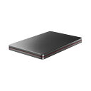 アイオーデータUSB 3.2 Gen 1 (USB 3.0)対応ポータブルハードディスク「カクうす」 2TB ブラック×レッド HDPX-UTSC2K1台(2)