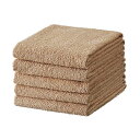TANOSEE 【お徳用セット】 TANOSEE フェイスタオル ライトブラウン 1パック (5枚) 【×3セット】 【お徳用 まとめ買い お買い得 業務用 割引 セット販売】 リネン タオル バスタオル