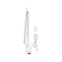 【3個セット お徳用セット】 YAZAWA 調光調色伸縮LEDアームライト CCL08C01WHX3 【お徳用 まとめ買い お買い得 業務用 割引 セット販売】