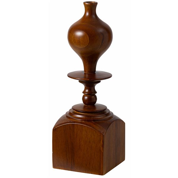 ドライ フラワーベース 花瓶 約幅8×奥行8×高さ23cm ブラウン 木製 天然木 水入れ不可 インテリア雑貨 オブジェ 花 花瓶