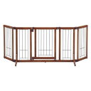 リッチェル 木製おくだけドア付ゲート M 【ペット用品】 【 ペットフード ・ ペット用品 犬用品 猫用品 うさぎ ハムスター モルモット ペットフード 遊び PET グッズ 】