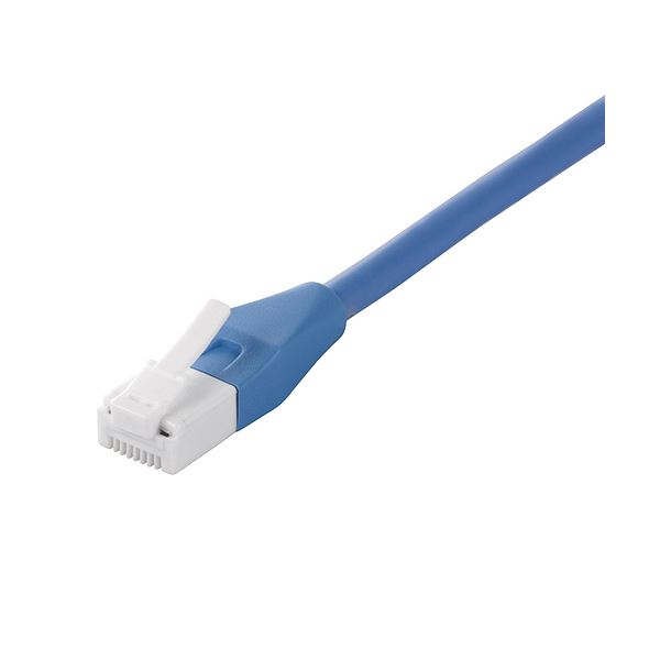 バッファローツメの折れないcat6LANケーブル ブルー 10m BL6TN100BL 1本 挿抜を頻繁に行う用途においてもツメの破損なく、しっかり固定デジタル家電 家電 パソコン・周辺機器 ケーブル・ケーブルカバー LANケーブル