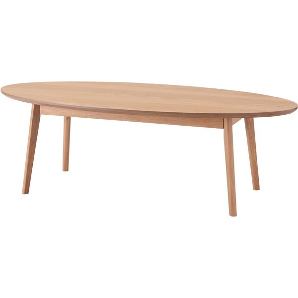 オーバルテーブル ナチュラル 約W120×D55×H38cm インテリア・収納 家具 インテリア・家具 テーブル テーブル生活用品・インテリア・雑貨 インテリア・家具 テーブル テーブル