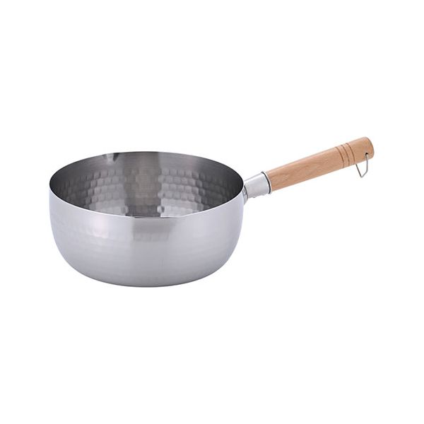 ステンレス雪平鍋22cm 清潔でサビにくい 容量たっぷりの深型設計 ガス火・IH調理器対応 YPS-22