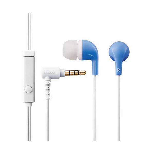 ELECOM エレコム PC機器 マイク付きイヤホン ブルー EHP-CN300MBU AV 音響機器 PC PC関連 デジタル家電 家電 ヘッドセットAV・デジモノ AV・音響機器 ヘッドセット