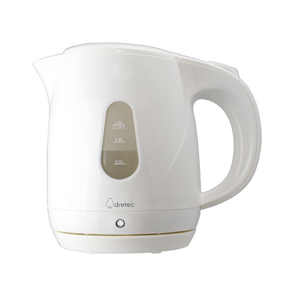 サンナップ 電気ケトル 1.0L PO-160WT 家電 キッチン家電 キッチン用品・食器・調理器具 日用雑貨・キッチン用品 キッチン 台所用品 ポット・電気ケトル