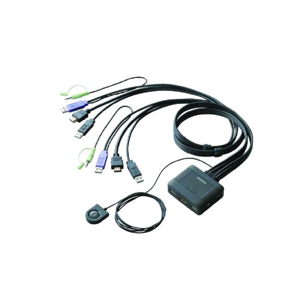 ELECOM エレコム PC機器 パソコン切替器 HDMI対応 KVM-HDHDU2 AV デジタル デジタル家電 PC PC周辺機器 PCアクセサリー PCサプライ・消耗品 家電 パソコン・周辺機器 分配器・切替器(2)