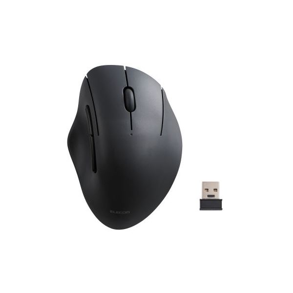 ELECOM エレコム PC機器 無線抗菌静音マウス SHELLPHA 5ボタン M-SH20DBSKBK ブラック