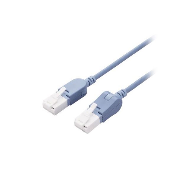 ELECOM エレコム PC機器 スイングコネクターLANケーブル （Cat6A準拠） LD-GPATWV / BU20