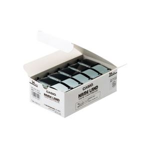 カシオ (CASIO) NAME LAND (ネームランド) スタンダードテープ 24mm 透明 (黒文字) 5本入×2パック 【お徳用 まとめ買い お買い得 業務用 割引 セット販売】 文房具・事務用品 文具 オフィス用品 文房具 事務用品 ラベルシール・プリンタ