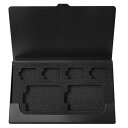 Digio2 メモリーカードケース SD / 2枚+microSD / 4枚 MCC-2202BK ブラック 【×3セット】 【お徳用 まとめ買い お買い得 業務用 割引 セット販売】