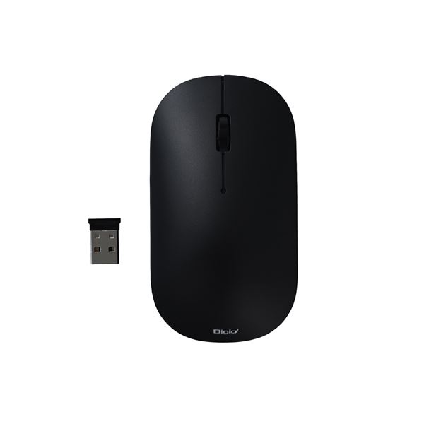 Digio2 無線 マウス 3ボタン / BlueLED MUS-RKT230BK ブラック 日々に溶け込む自然なフォルムのスリムマウス。デジタル家電 家電 パソコン・周辺機器 マウス・マウスパッド